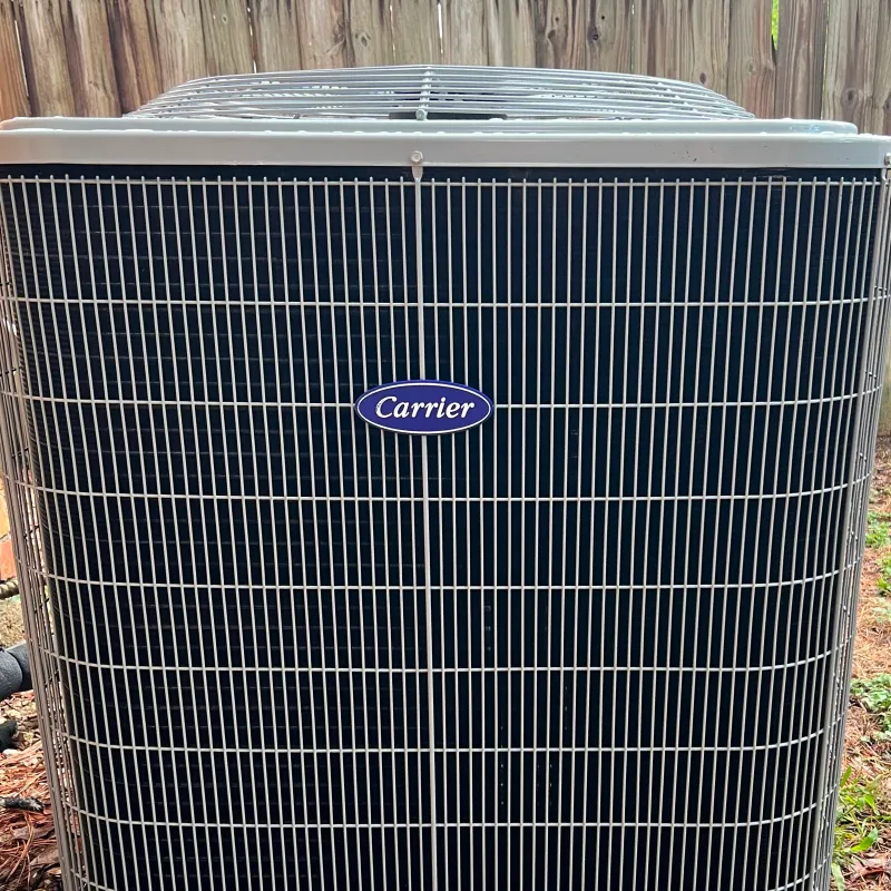 residential hvac install new carrier unit installed katy tx